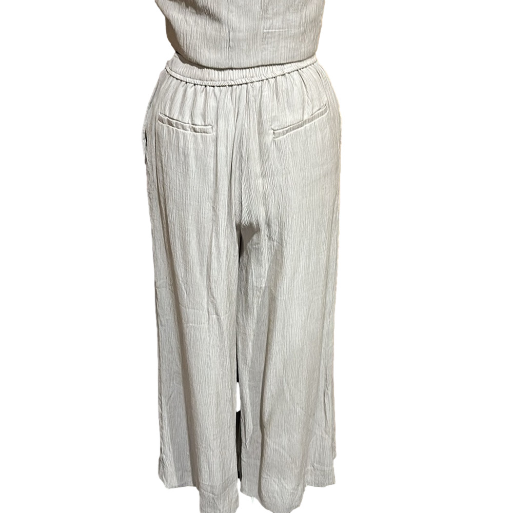 Jason Wu Wide Leg 2-Piece Crinkle Gauze Pant Set Size Small - NWT - Picture 8 of 13